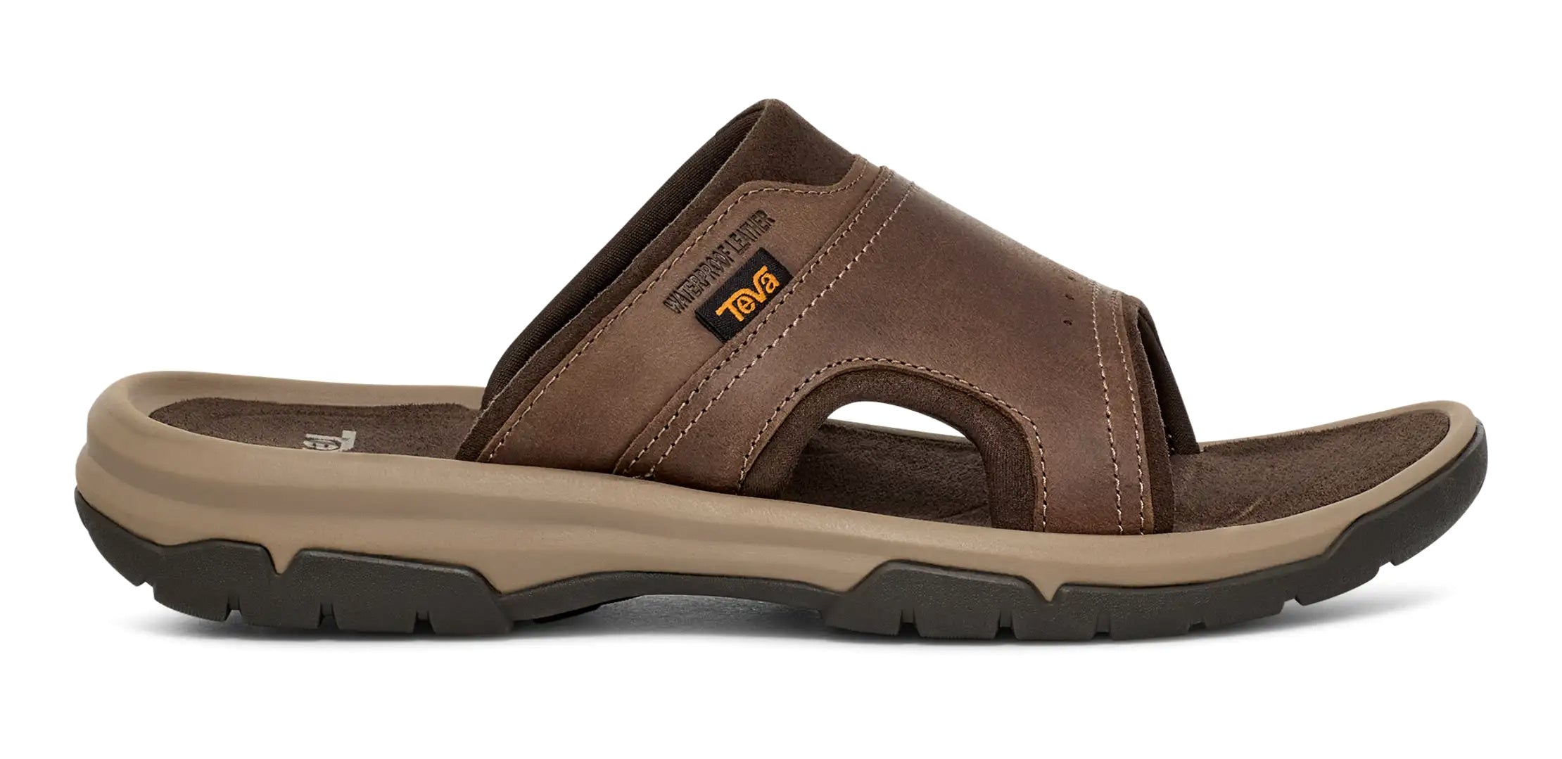 Herrensandale 'Langdon Slide' - Braun