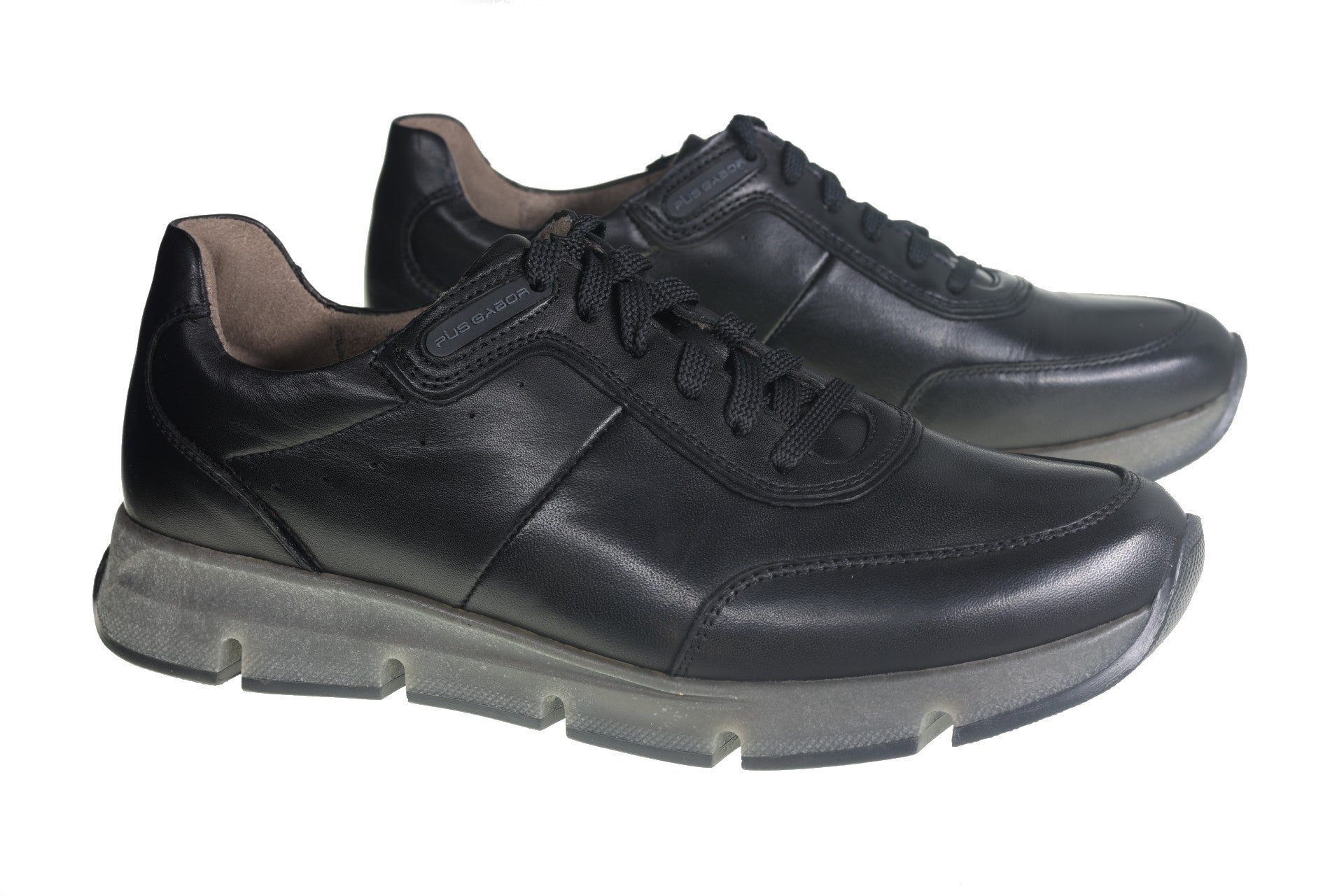Heren sneaker met veters '1022.11.08' zwart - Chaplinshoes'1022.11.08' herensneaker met veters - zwartPius Gabor
