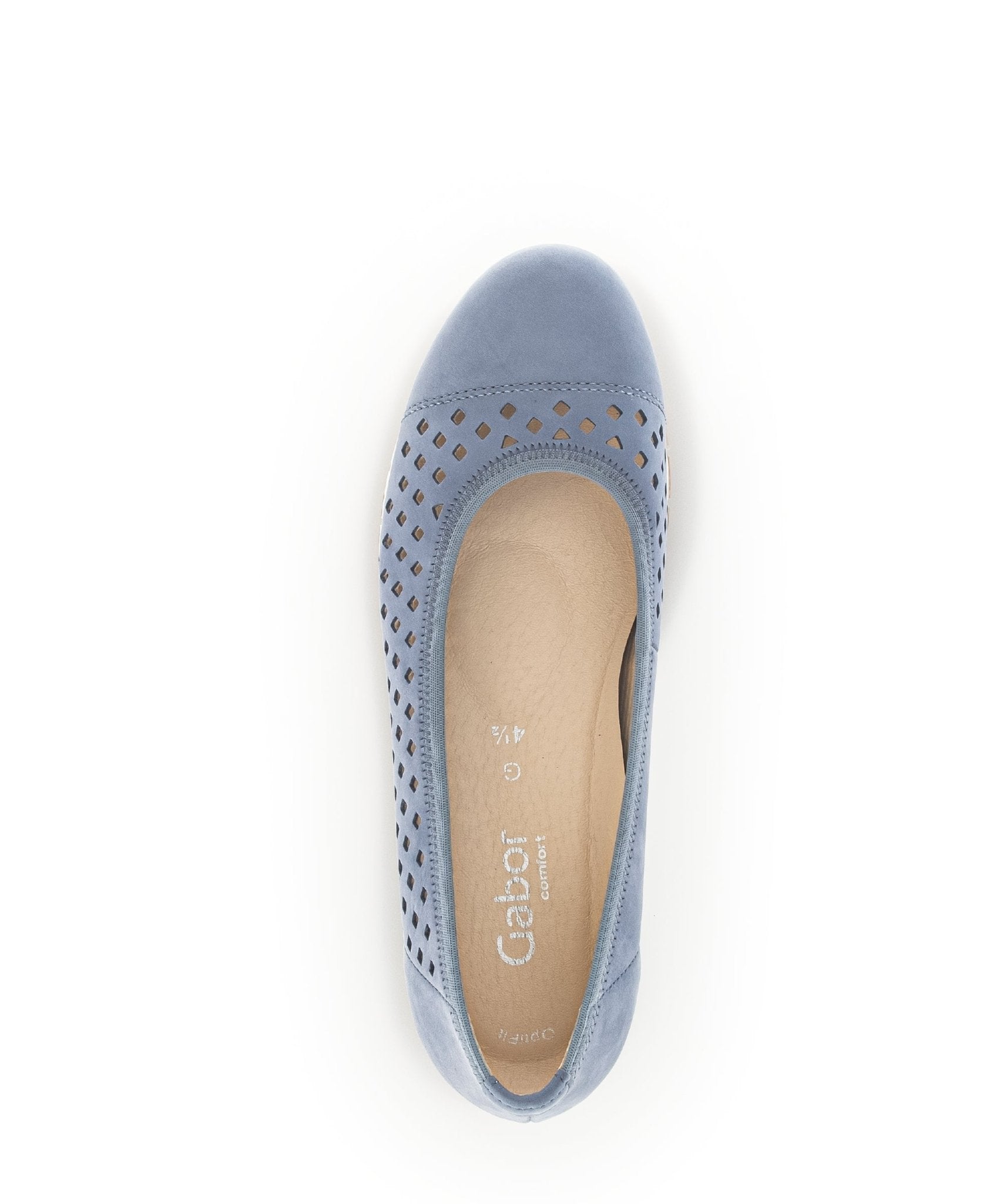 Mocassino traforato da donna '22.412.26' - Blu - ChaplinshoesMocassino traforato da donna '22.412.26' - BluGabor