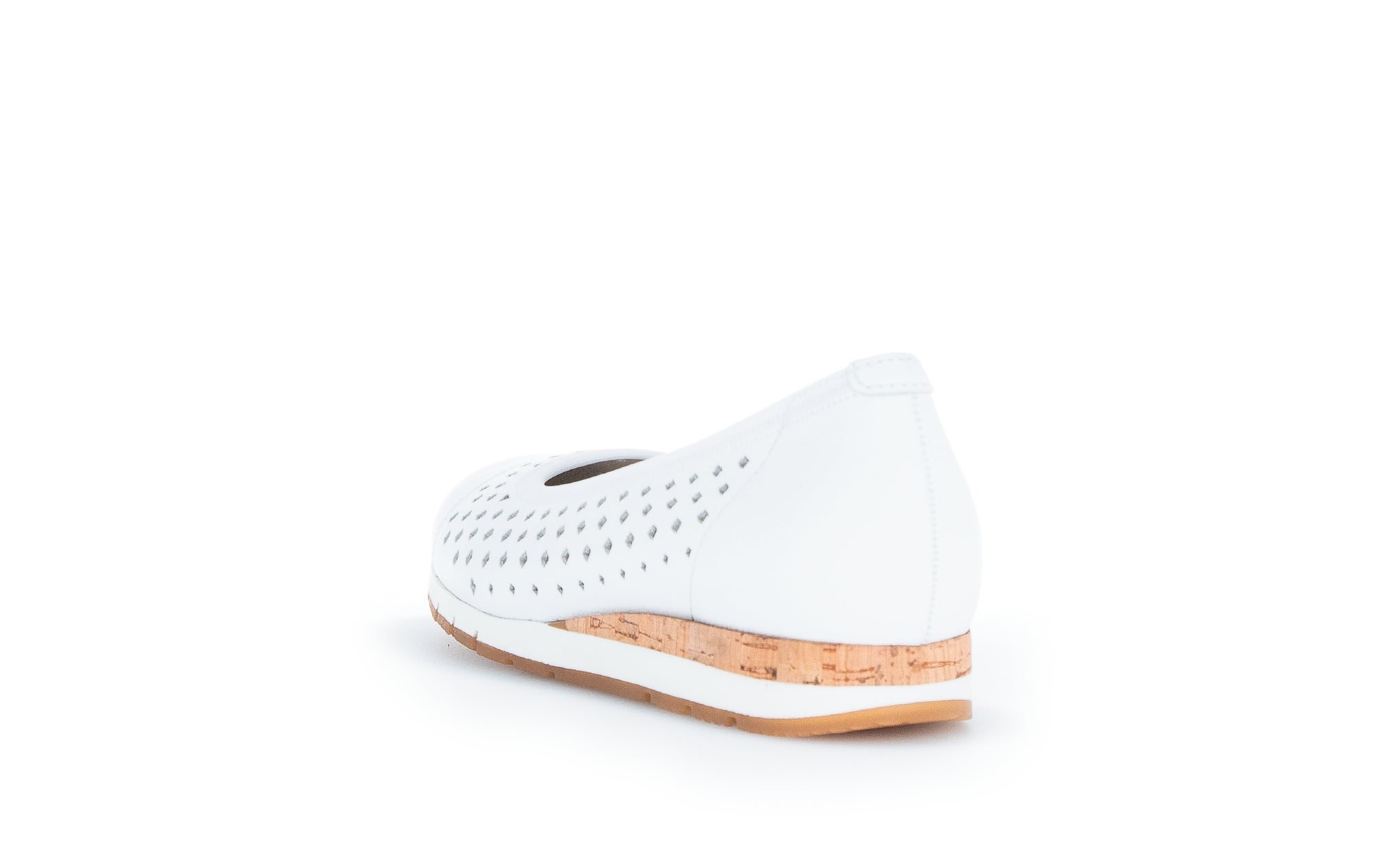 '22.412.50' women's perforated loafer - white - Chaplinshoes'22.412.50' women's perforated loafer - whiteGabor