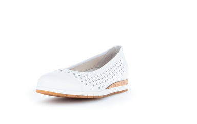 '22.412.50' women's perforated loafer - white - Chaplinshoes'22.412.50' women's perforated loafer - whiteGabor