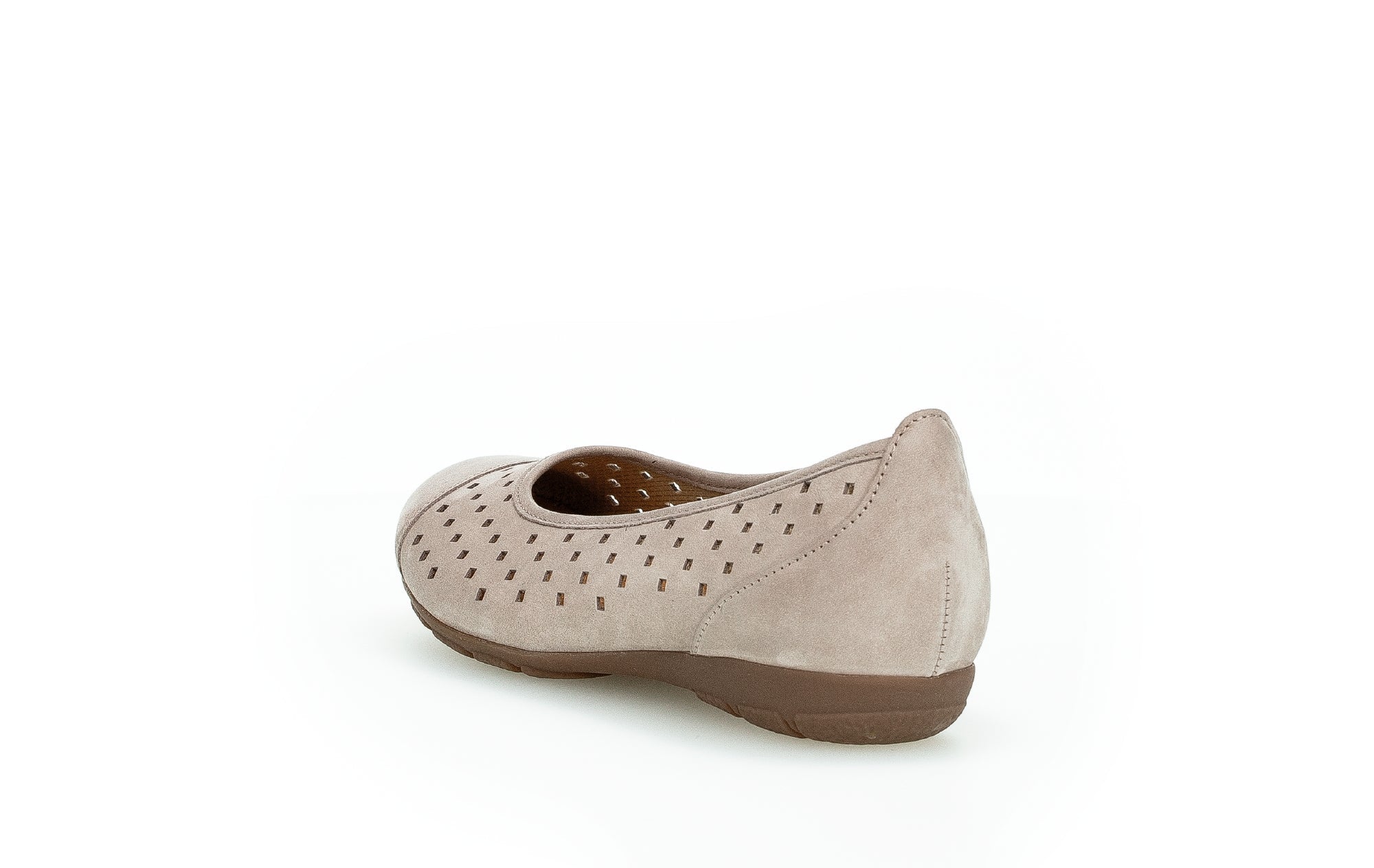 '24.169.12' women's perforated ballerina pump - grey - Chaplinshoes'24.169.12' women's perforated ballerina pump - greyGabor