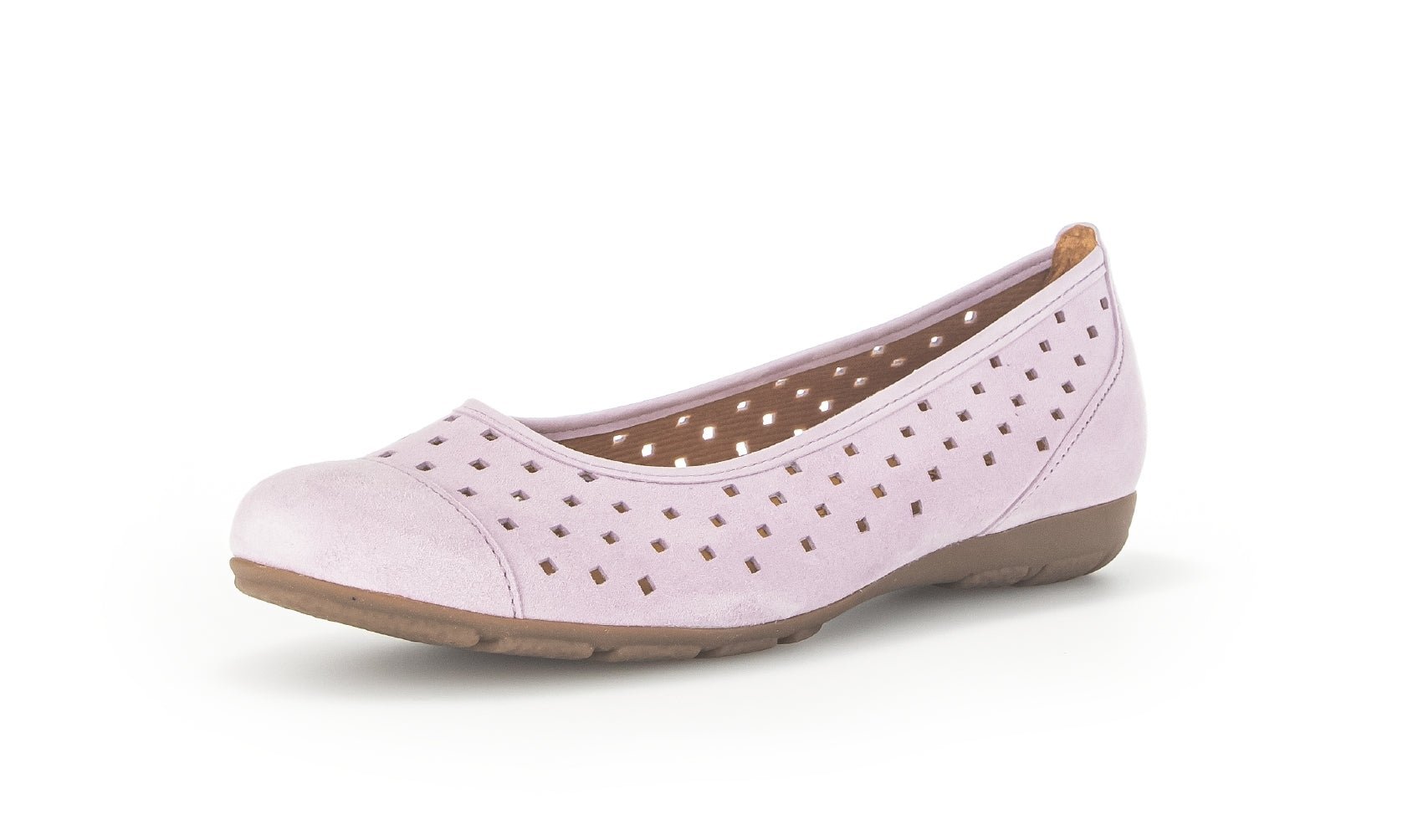 '24.169.13' women's perforated ballerina pump - pink - Chaplinshoes'24.169.13' women's perforated ballerina pump - pinkGabor