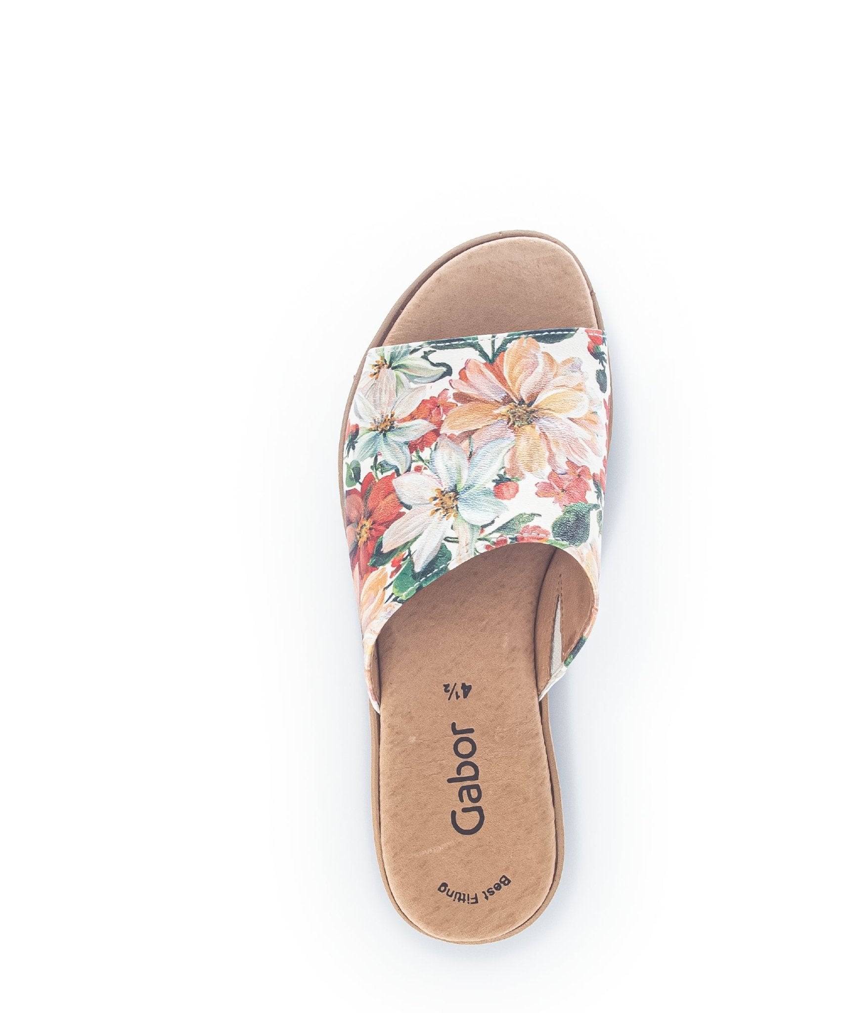 '24.559.35' women's slides - white flower - Chaplinshoes'24.559.35' women's slides - white flowerGabor