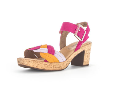 Damessandaal '24.763.15' - Roze mix - Chaplinshoes'24.763.15' damessandaal - Roze mixGabor