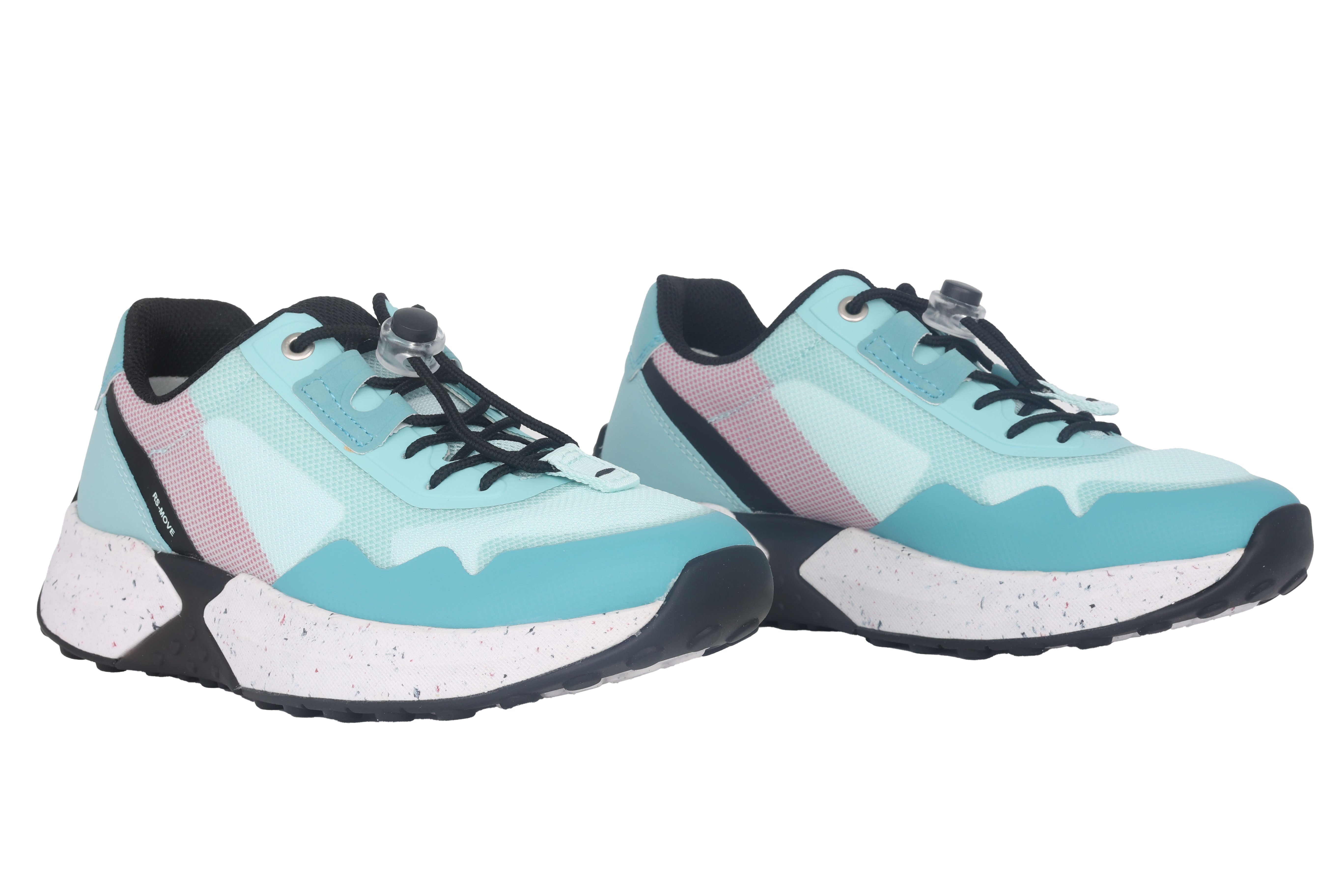 '26.995.22' zapatilla deportiva con cordones para mujer - verde combi