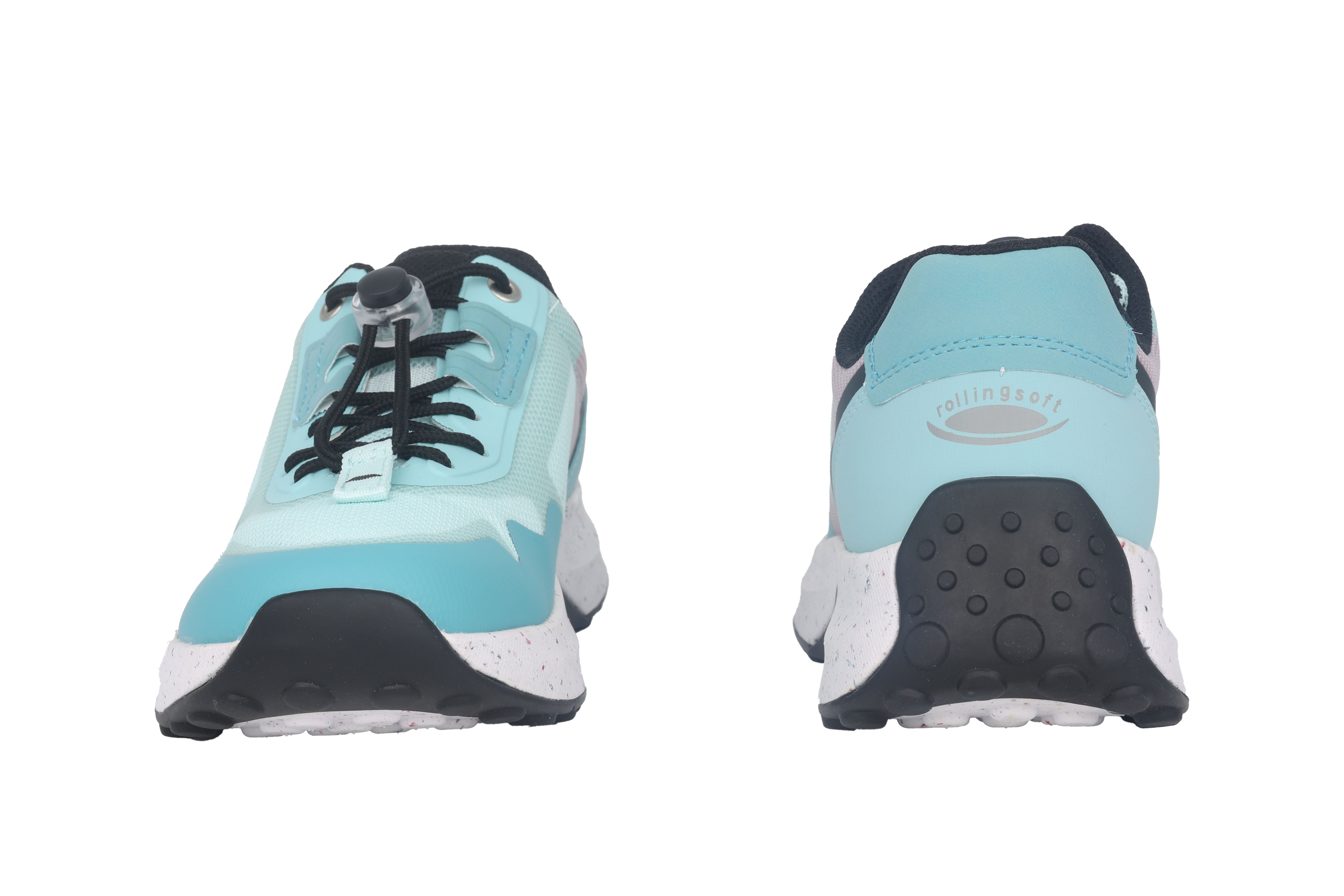 '26.995.22' zapatilla deportiva con cordones para mujer - verde combi