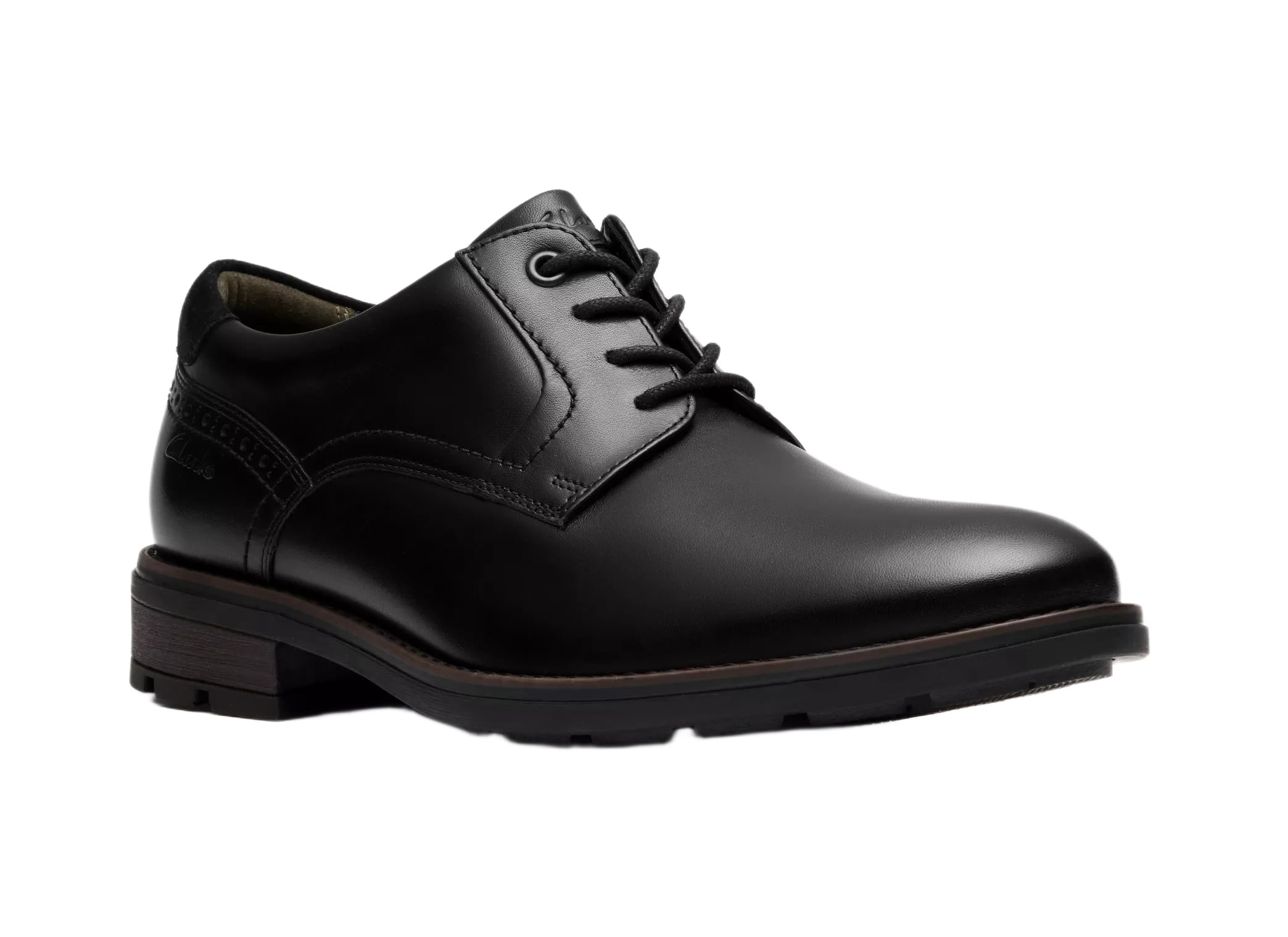 Chaussures à lacets pour hommes 'Emmet Plain' - noir