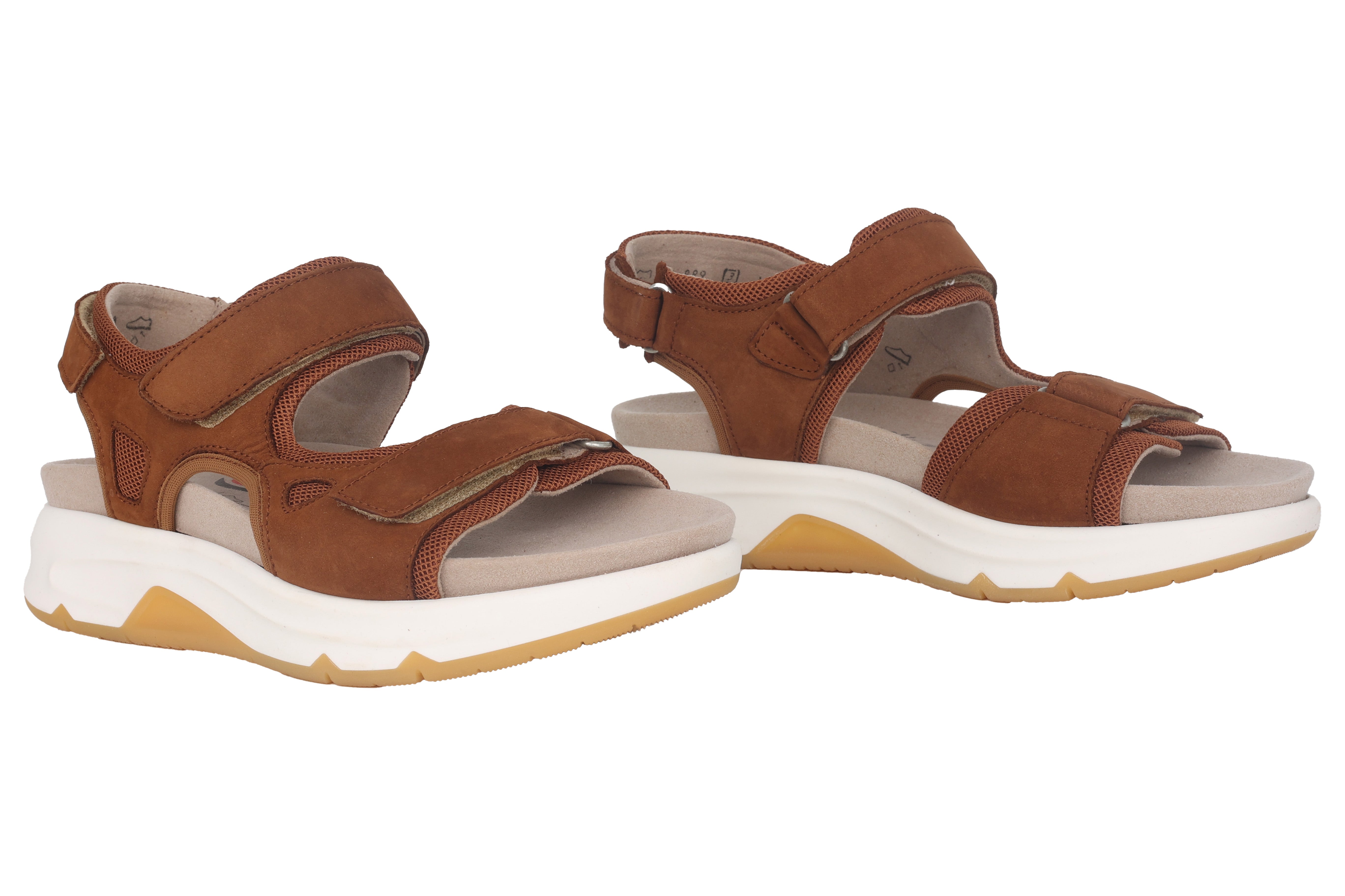 '86.889.35' women's walking rolling sandal - Brown