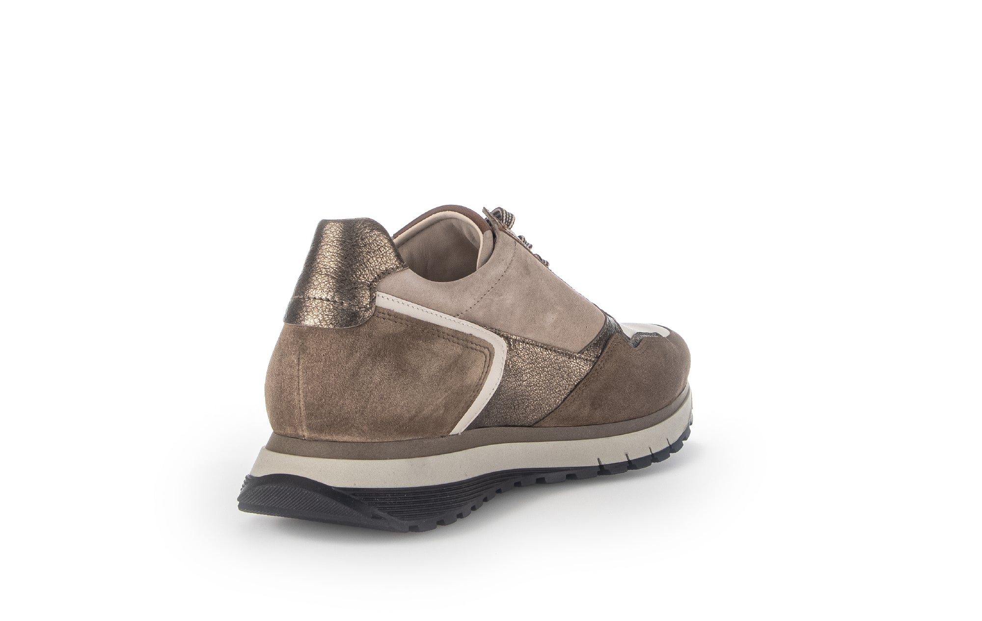 '36.378.55' women's wide fit (H) lace - up sneaker - beige - Chaplinshoes'36.378.55' women's wide fit (H) lace - up sneaker - beigeGabor