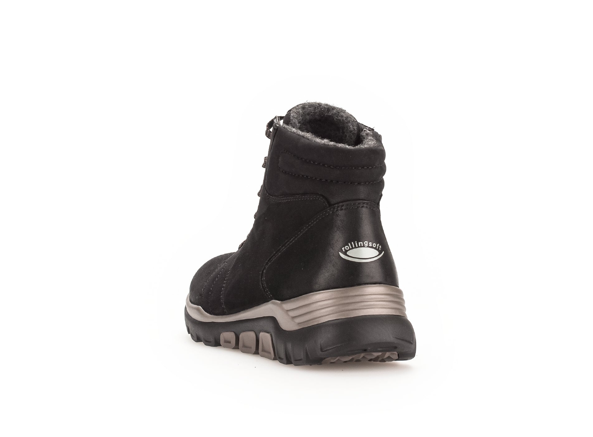 '36.824.47' women's walking rolling lace - zip boot - Black - Chaplinshoes'36.824.47' women's walking rolling lace - zip boot - BlackGabor