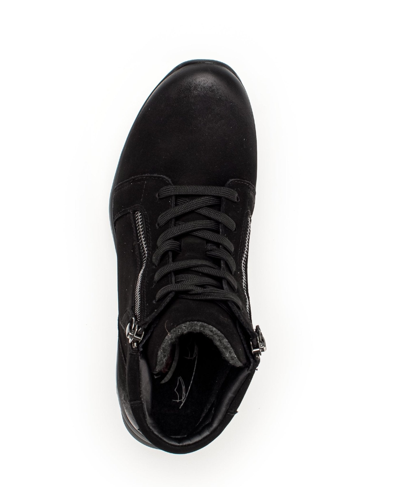 '36.868.47' women's walking rolling lace - zip boot - Black - Chaplinshoes'36.868.47' women's walking rolling lace - zip boot - BlackGabor