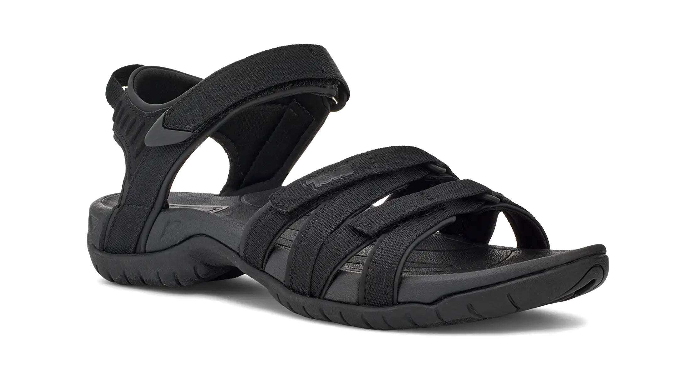 'Tirra' damesandal - sort