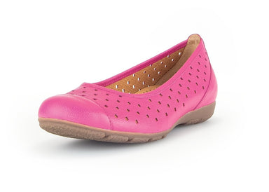 '44.169.20' women's perforated ballerina - Pink - Chaplinshoes'44.169.20' women's perforated ballerina - PinkGabor