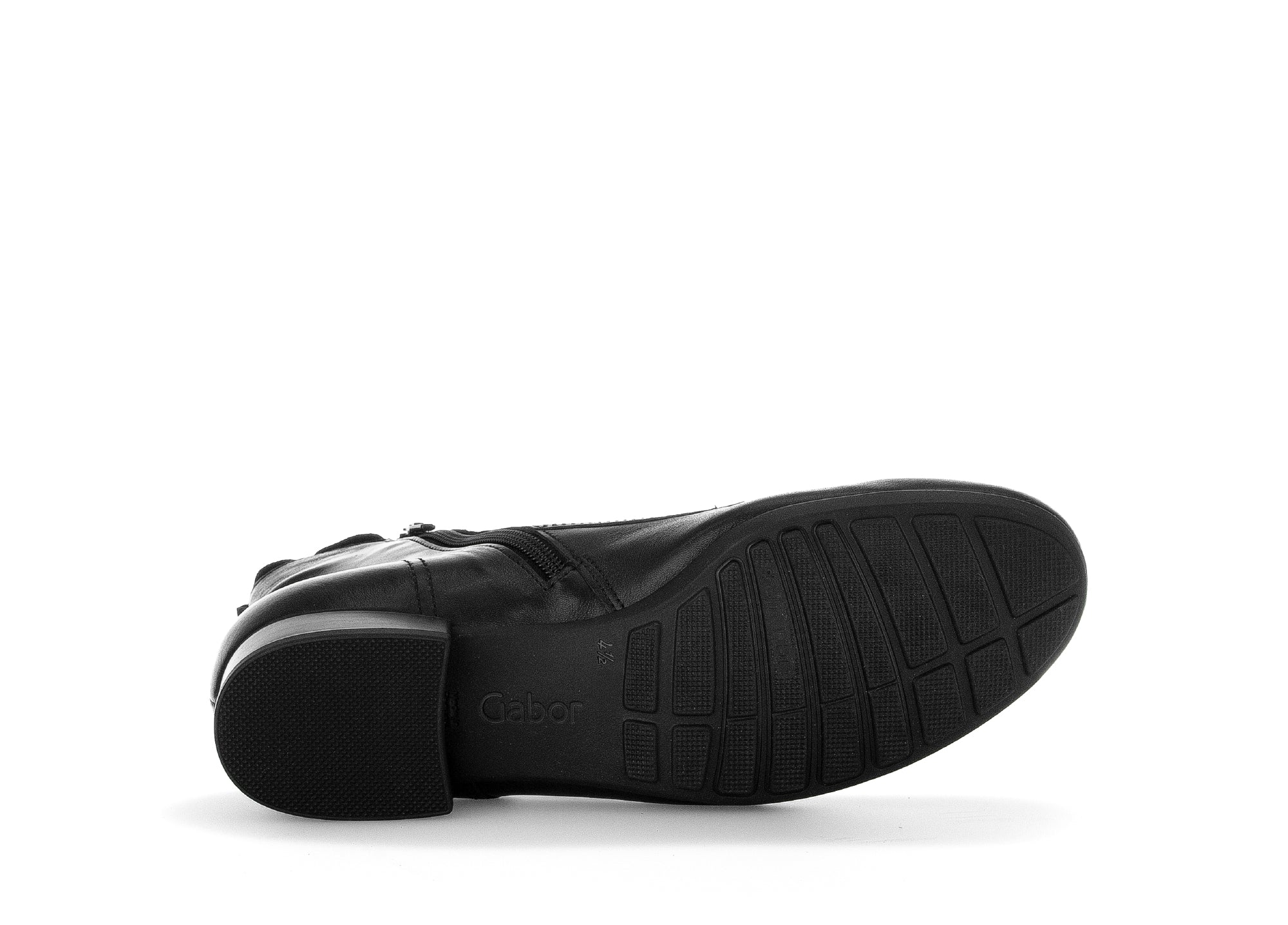 '52.715.57' women's wide fit (H) lace - zip boot - black - Chaplinshoes'52.715.57' women's wide fit (H) lace - zip boot - blackGabor