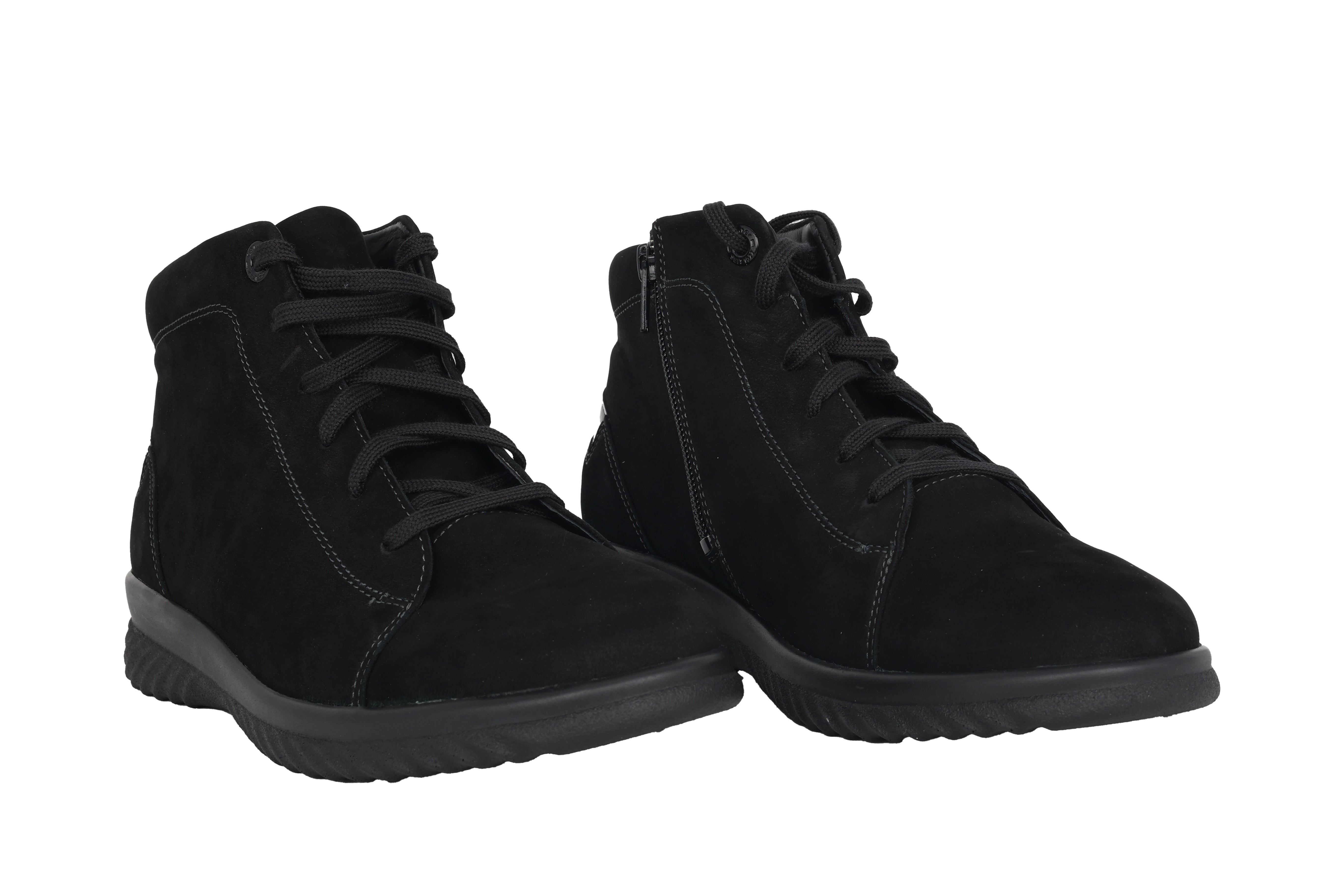 Bottine femme 'Heike H' coupe large (H) - Noir