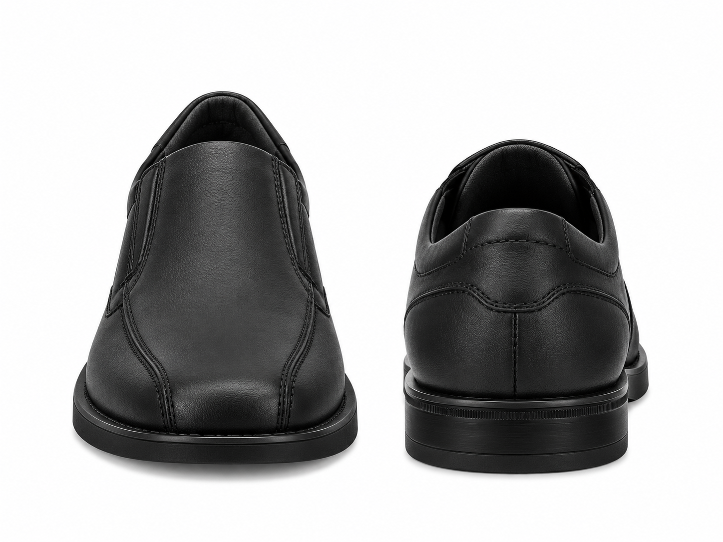 'Kuno'-herenloafer met zeer brede pasvorm (K) - Zwart