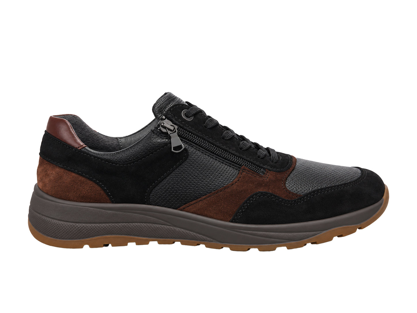 Herrensneaker 'K-John' mit sehr weiter Passform (K) – Schwarz