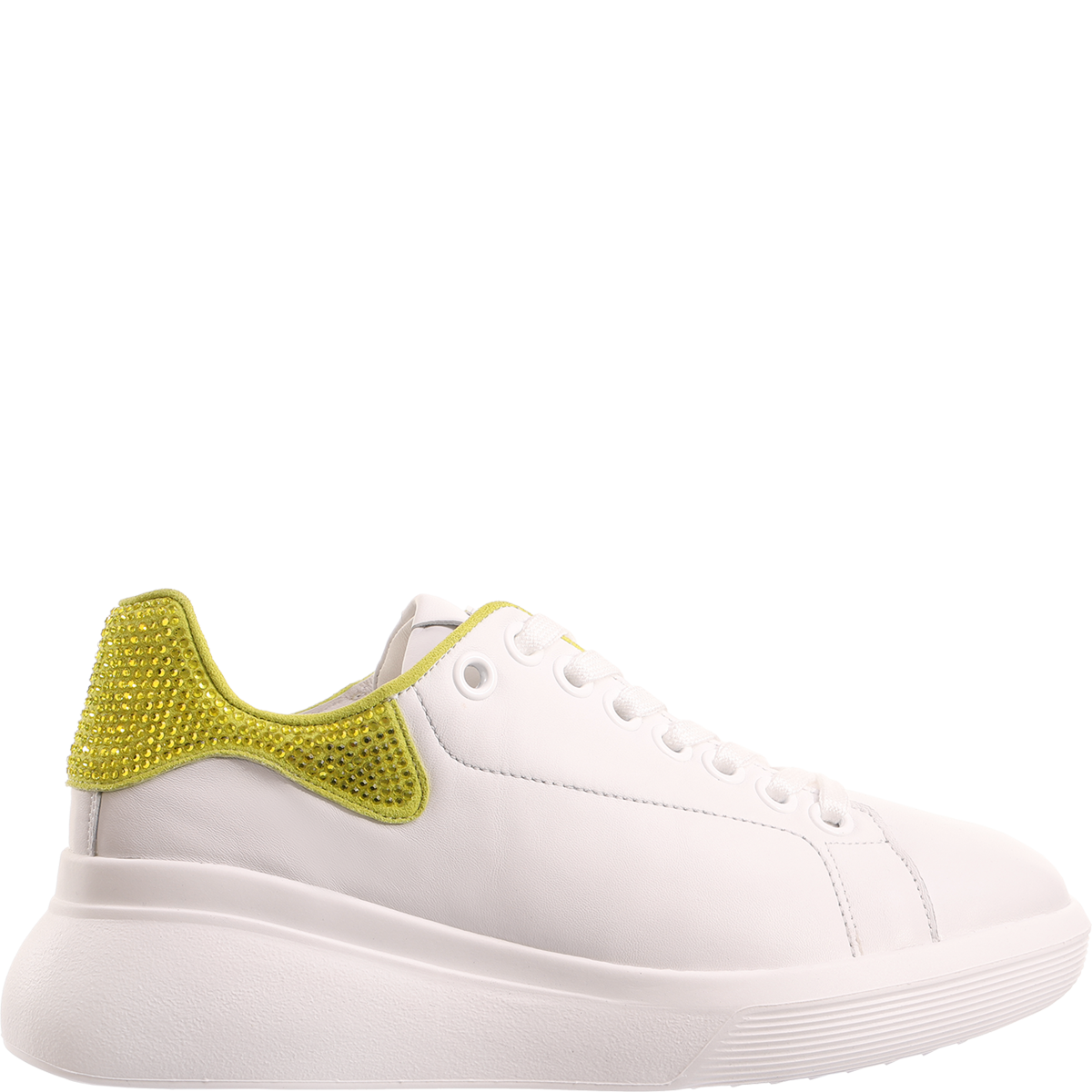 'Sparks' women's lace-up sneaker - White