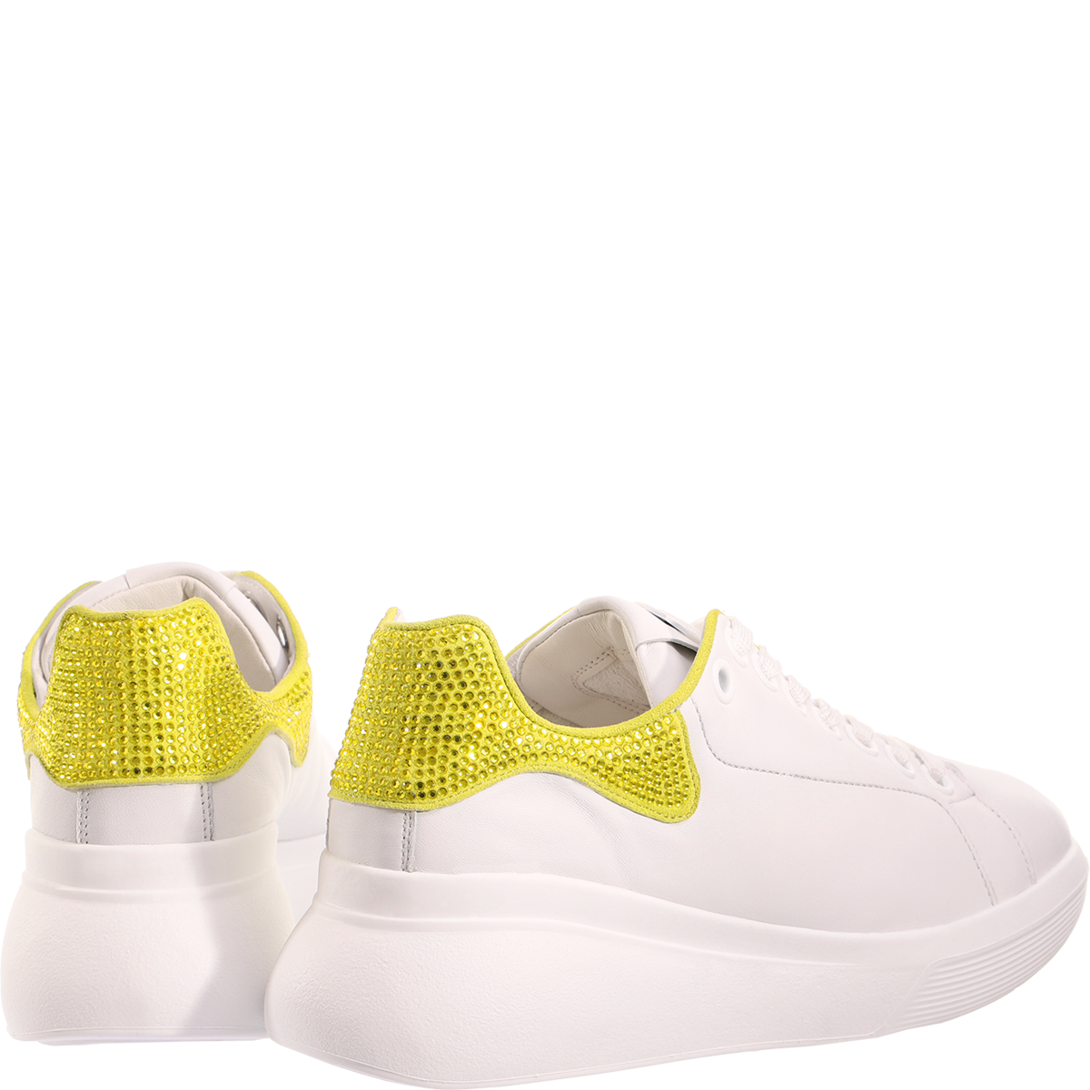'Sparks' women's lace-up sneaker - White