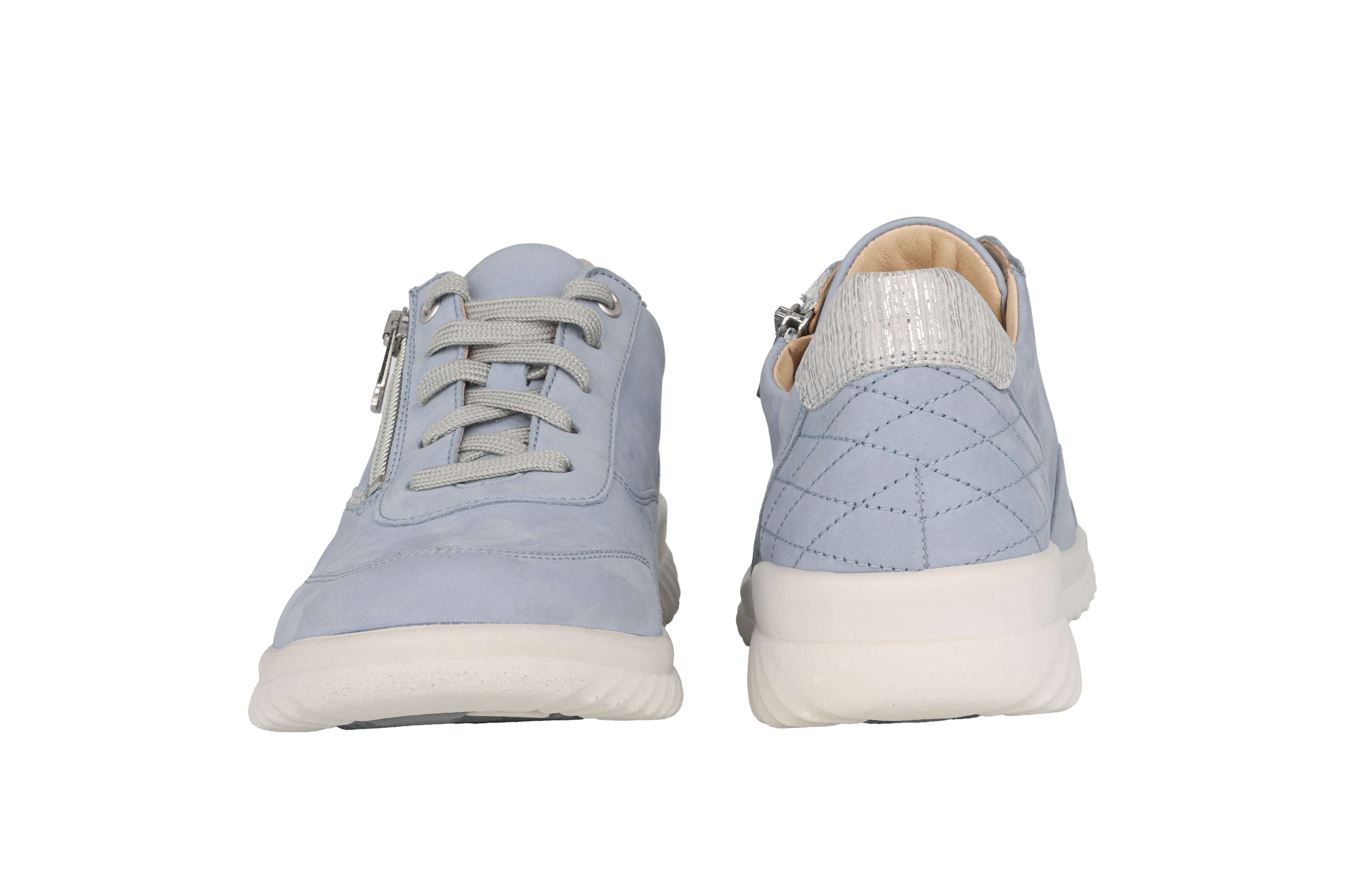 'Heike' zapatos con cordones para mujer de corte ancho (H) - azul
