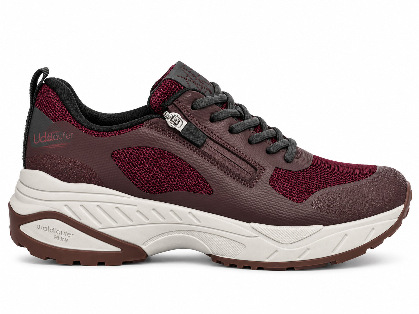 Weit geschnittener (H) Walking-Laufsneaker „H Pepper“ für Damen – Rot