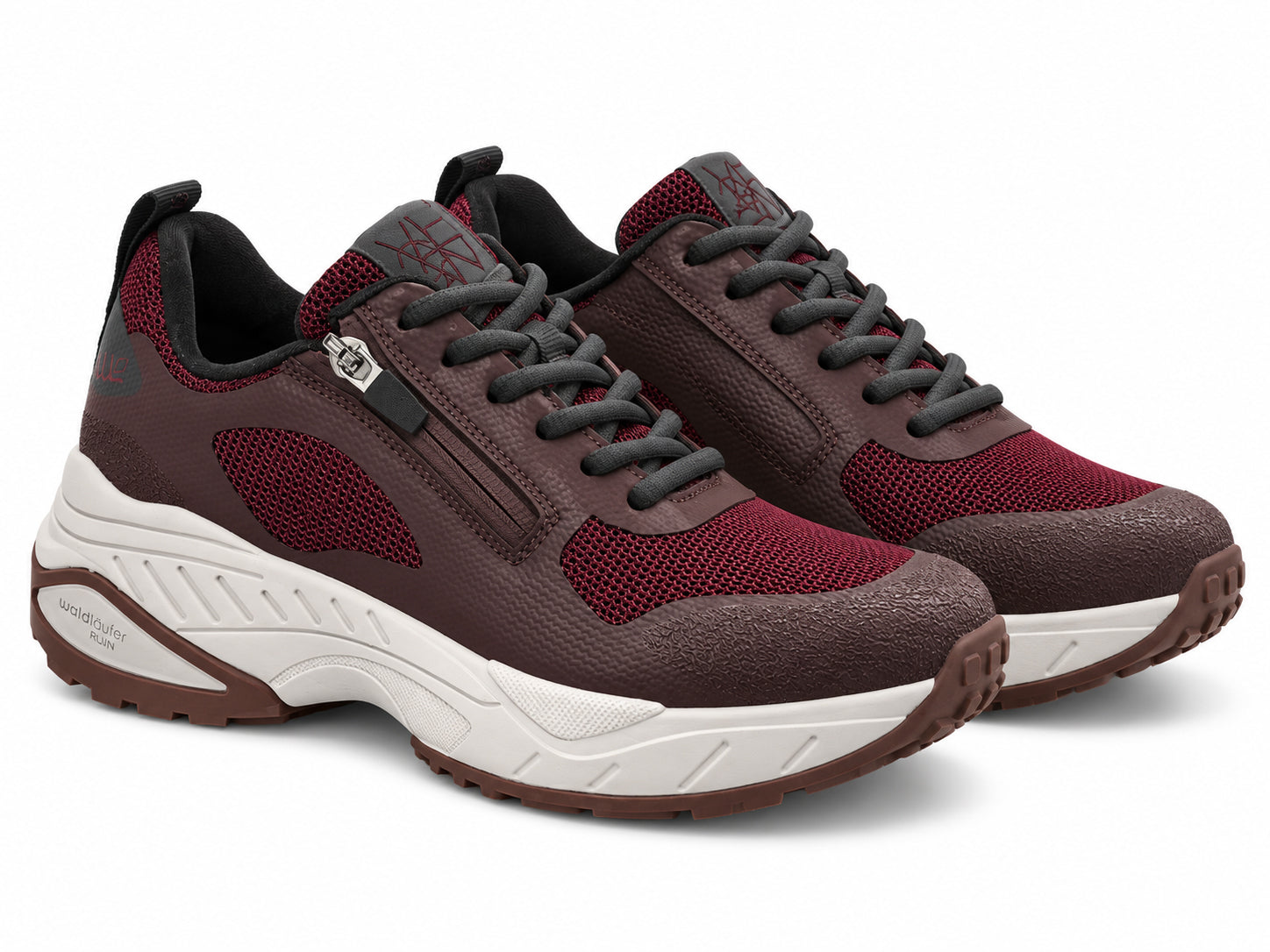 Weit geschnittener (H) Walking-Laufsneaker „H Pepper“ für Damen – Rot