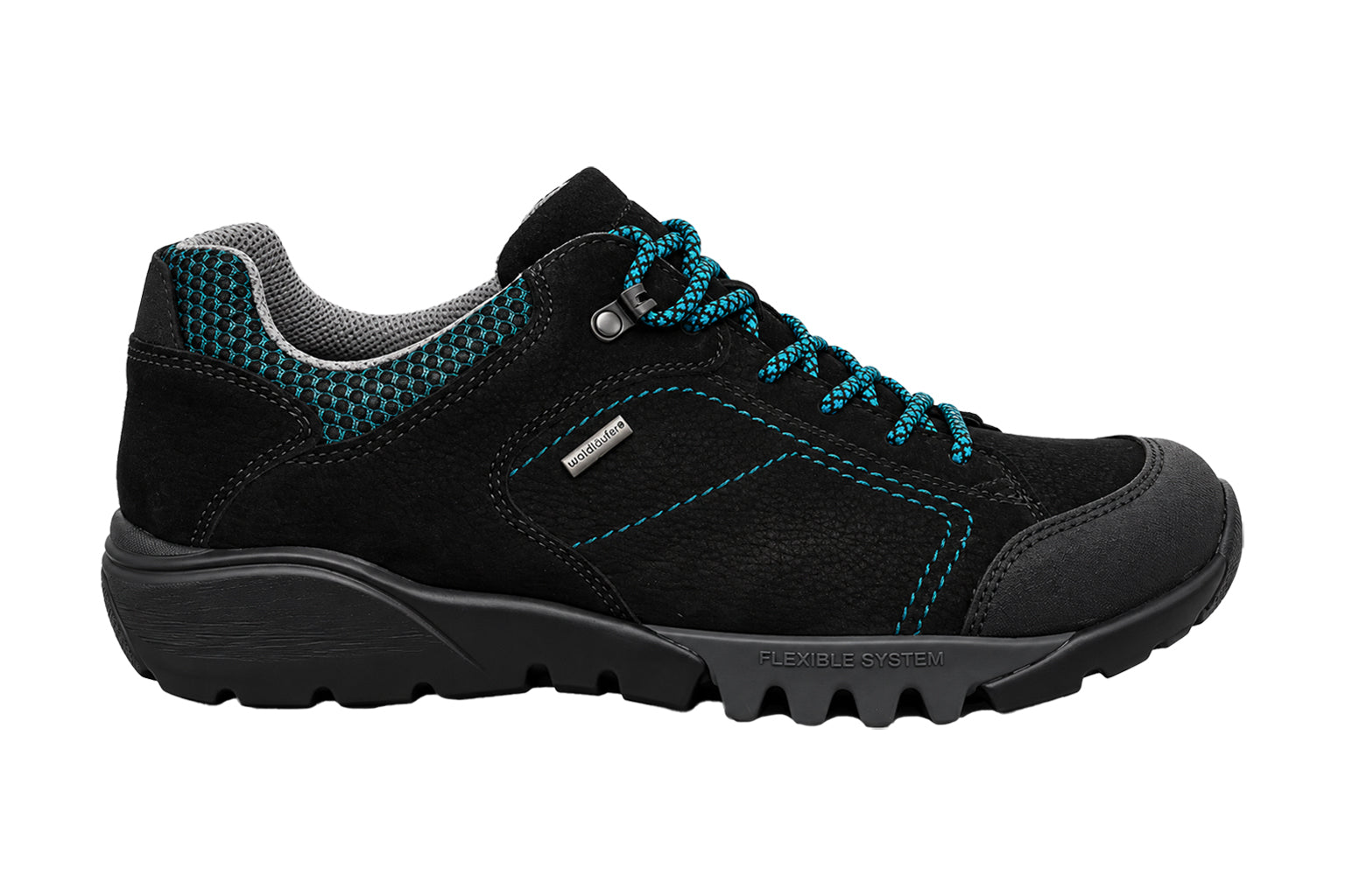 H-Fritz Men's Wide Fit (H) Waterproof Lace-Up Shoes - Black
