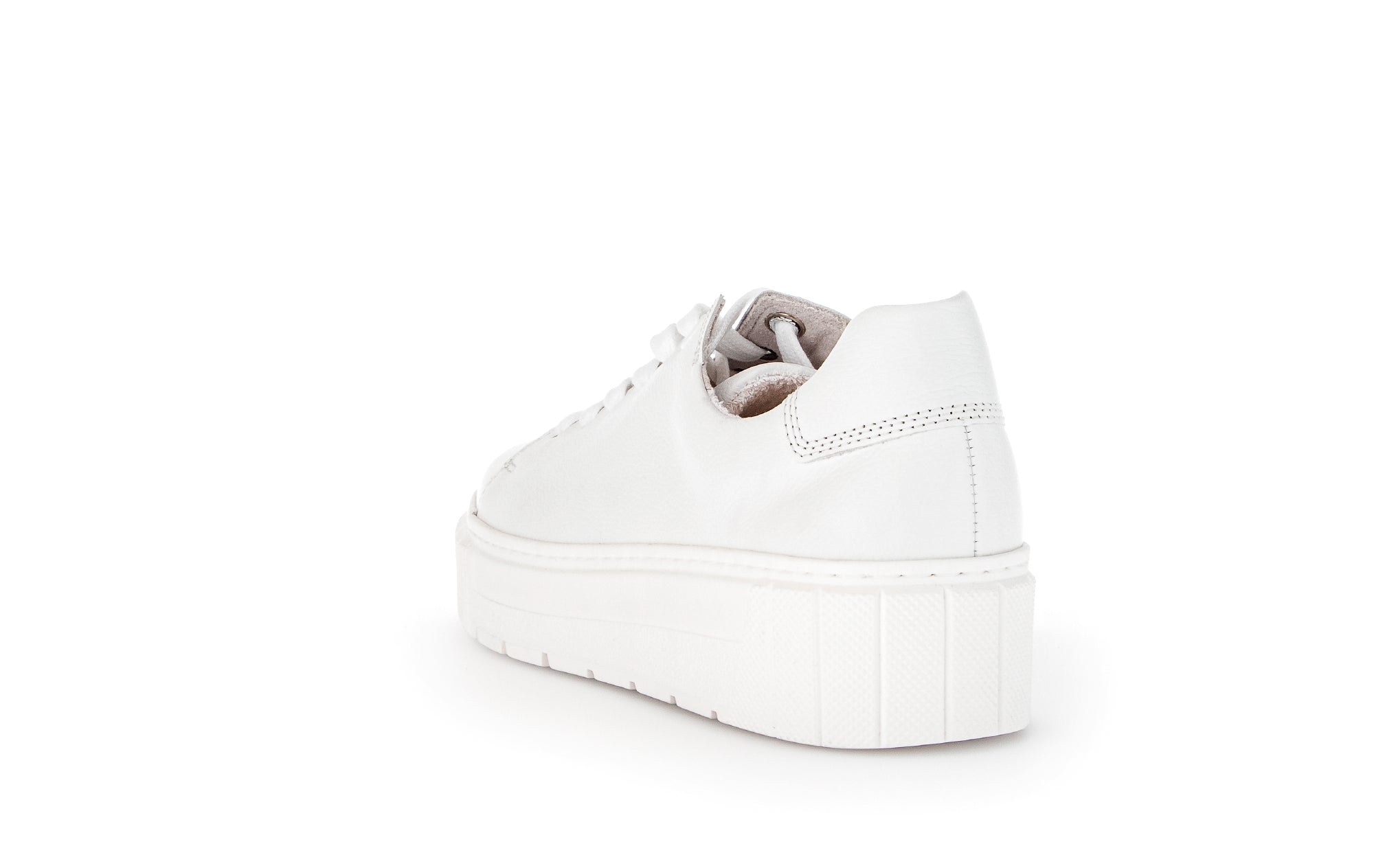 Sneaker stringata da donna con vestibilità ampia (H) '76.410.50' - Bianco