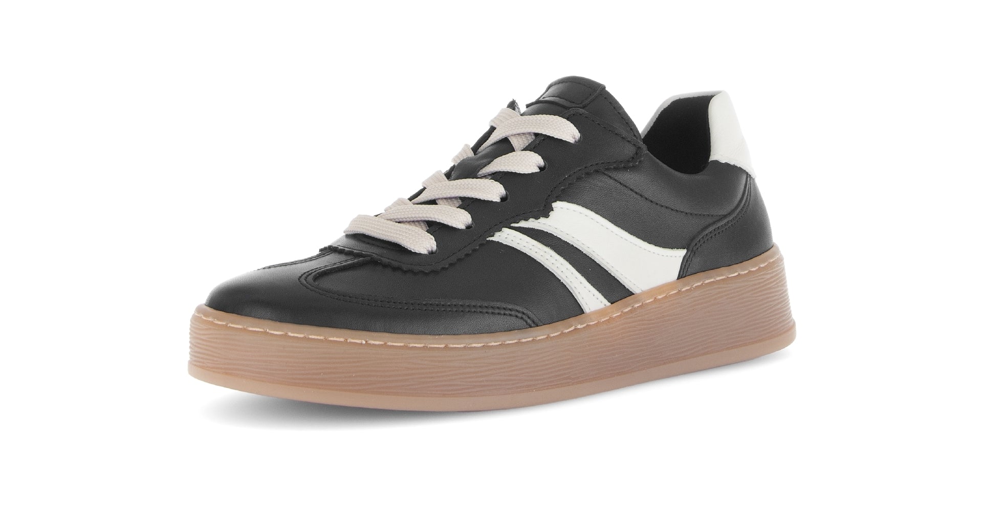 Damen-Schnürsneaker '76.475.57' - Schwarz