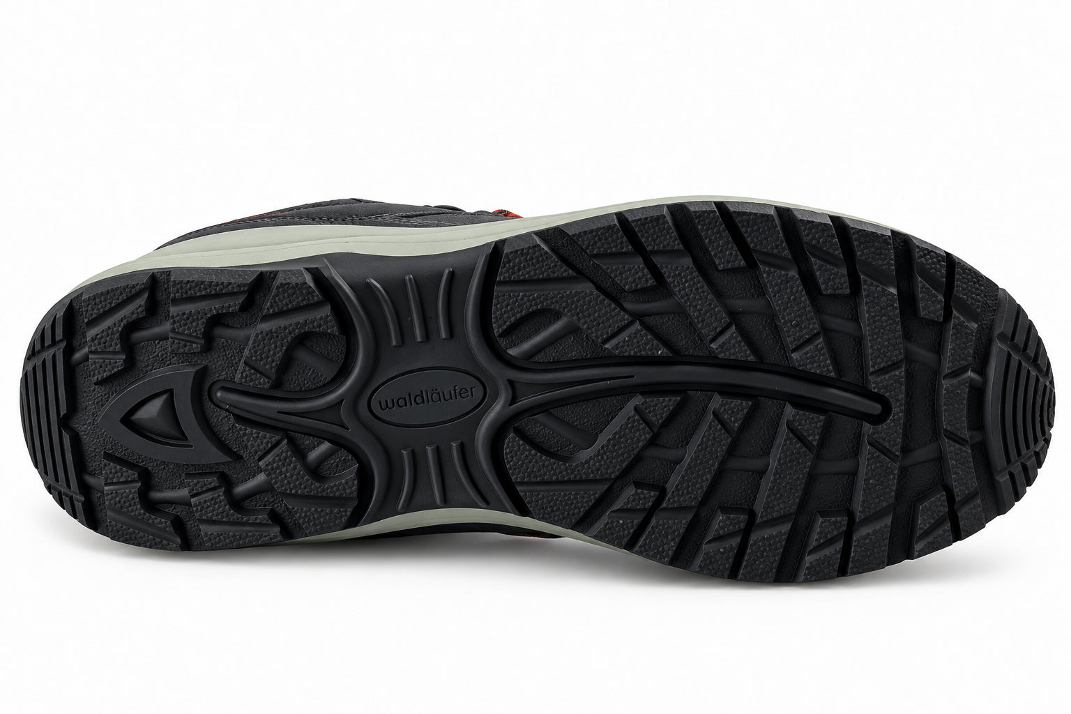 'H-Fred' herensneakers met brede pasvorm (H) - grijs