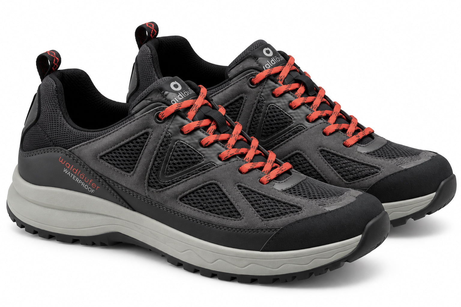 'H-Fred' herensneakers met brede pasvorm (H) - grijs