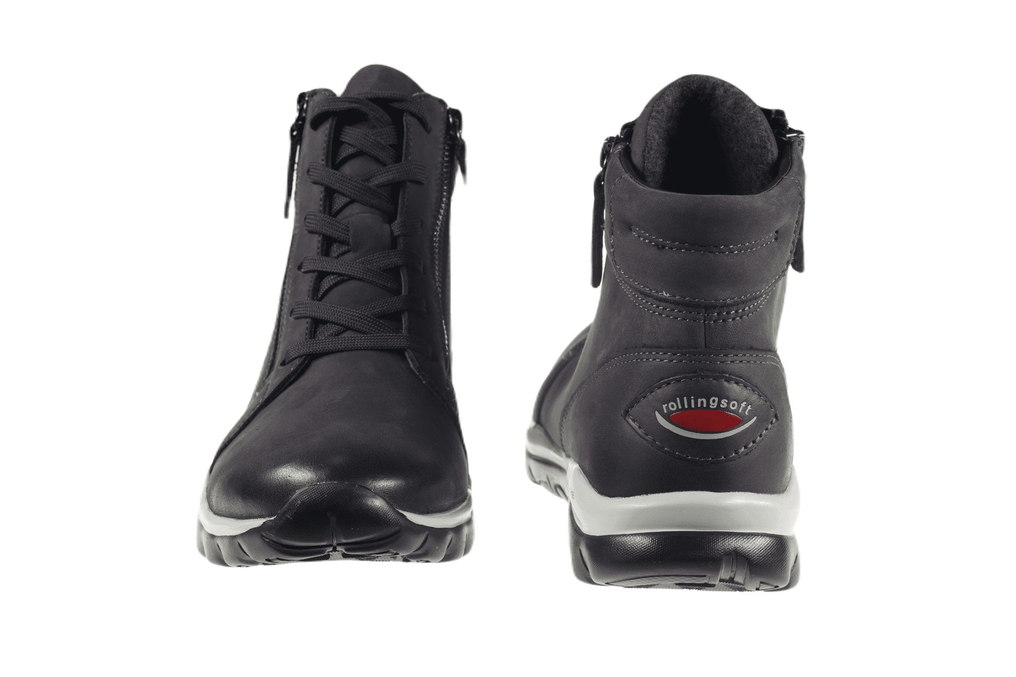 '76.868.39' women's walking lace - zip rolling boot - Grey - Chaplinshoes'76.868.39' women's walking lace - zip rolling boot - GreyGabor