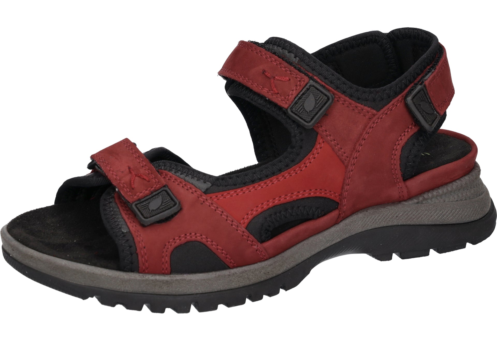 'H-Sora' sandal med bred pasform (H) til kvinder - rød