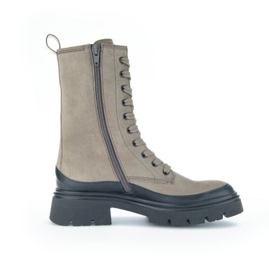 '91.831.11' bota media larga de mujer con cordones y cremallera - Verde - Chaplinshoes'91.831.11' bota media larga de mujer con cordones y cremallera - GreenGabor