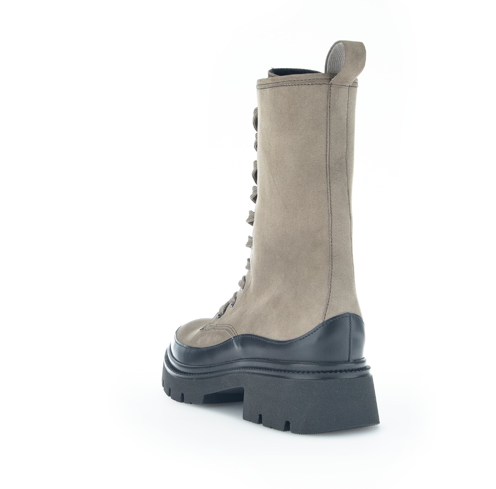 Koronkowe damskie średniej długości '91.831.11' - Botki zapinane na zamek - Zielony - ChaplinshoesKoronkowe damskie buty średniej długości '91.831.11' - Botki zapinane na zamek - GreenGabor