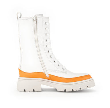 '91.831.30' women's medium long boot - white orange - Chaplinshoes'91.831.30' women's medium long boot - white orangeGabor