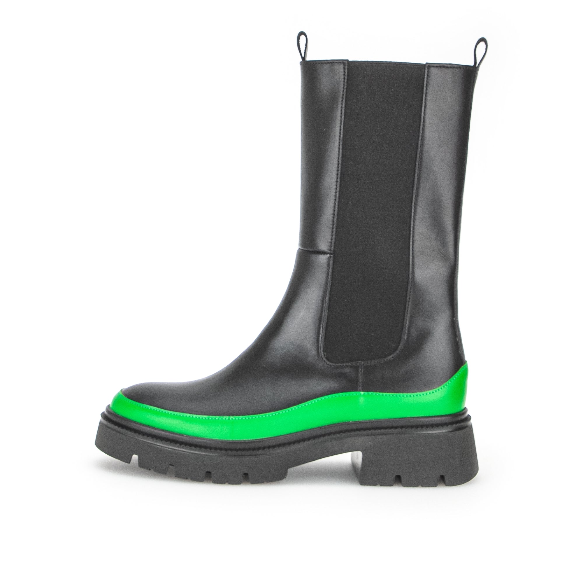 '91.834.33' women's medium long boot - Black green - Chaplinshoes'91.834.33' women's medium long boot - Black greenGabor