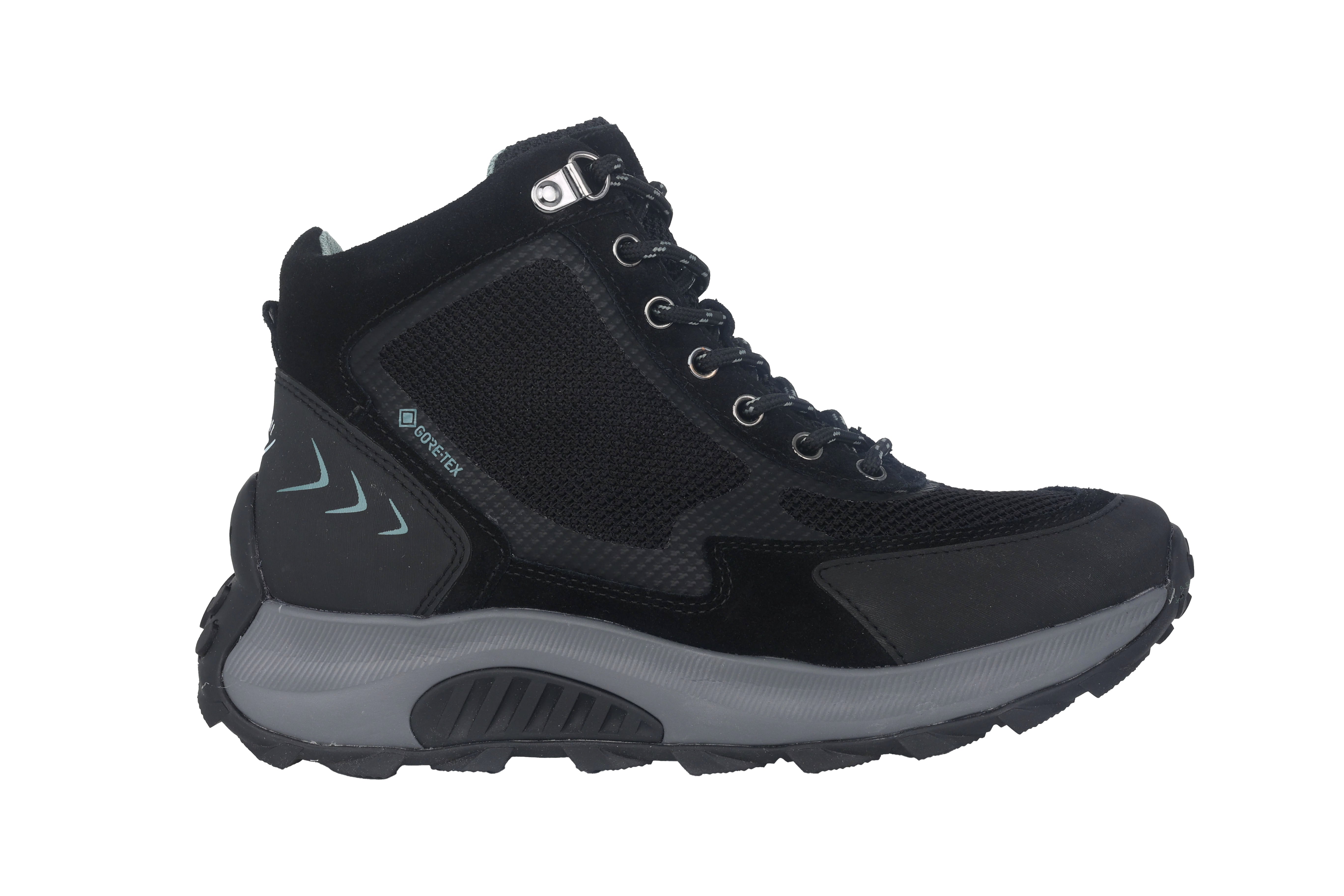 '96.876.47' women's waterproof rolling boot - Black