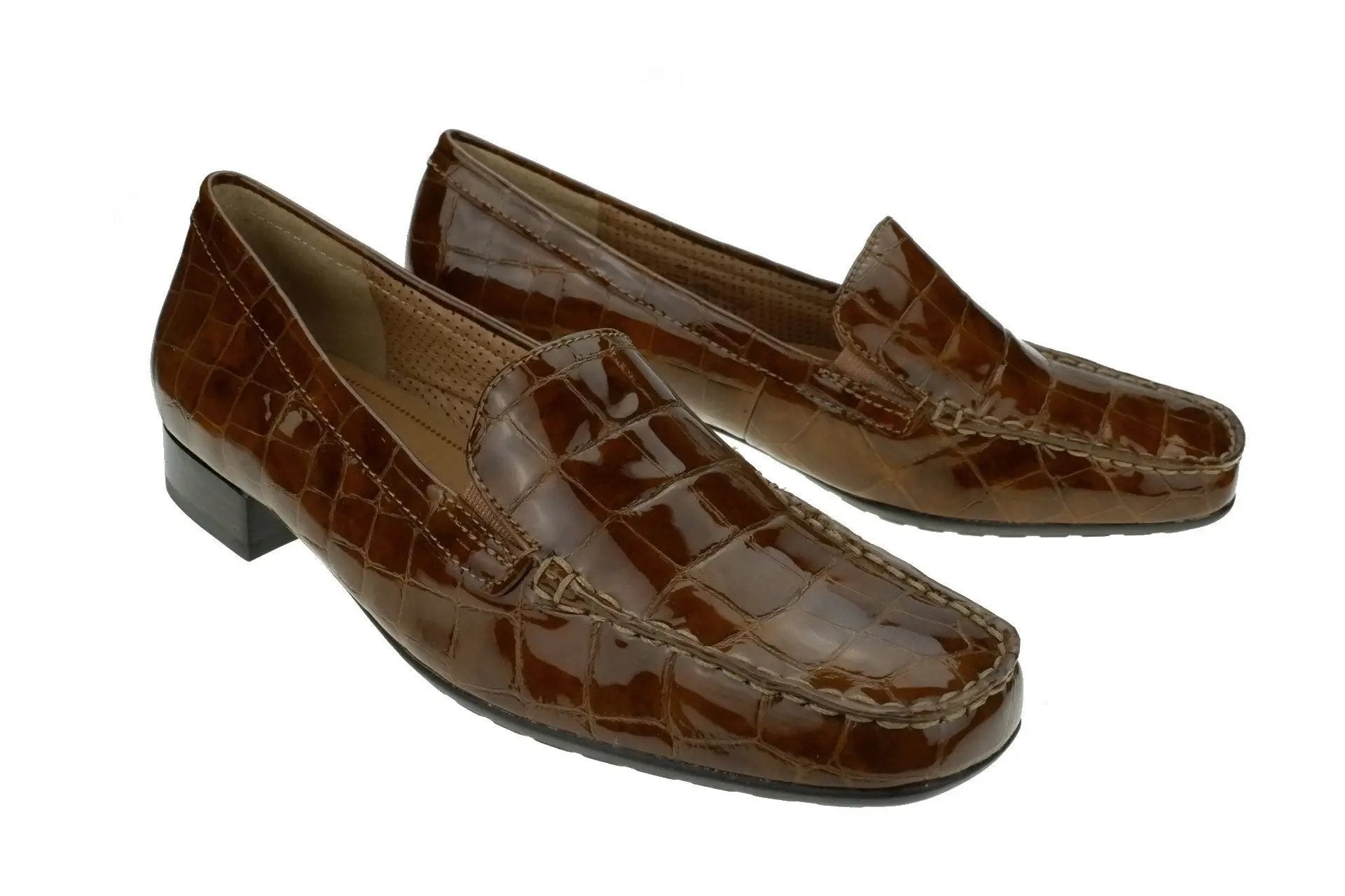'96.324.34' women's pump - Patent caramel brown - Chaplinshoes'96.324.34' women's pump - Patent caramel brownGabor