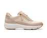 'Tivoli Zip' women's lace - zip sneakers - beige - Chaplinshoes'Tivoli Zip' women's lace - zip sneakers - beigeClarks