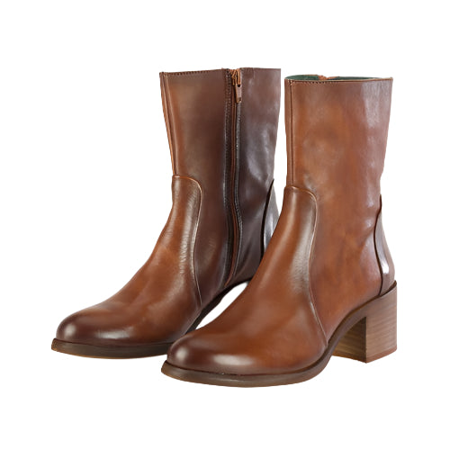 Botte zippée pour femme 'Anilex Namibia' - marron