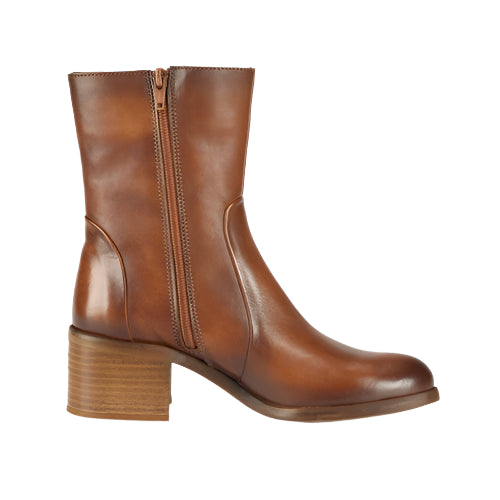 Botte zippée pour femme 'Anilex Namibia' - marron