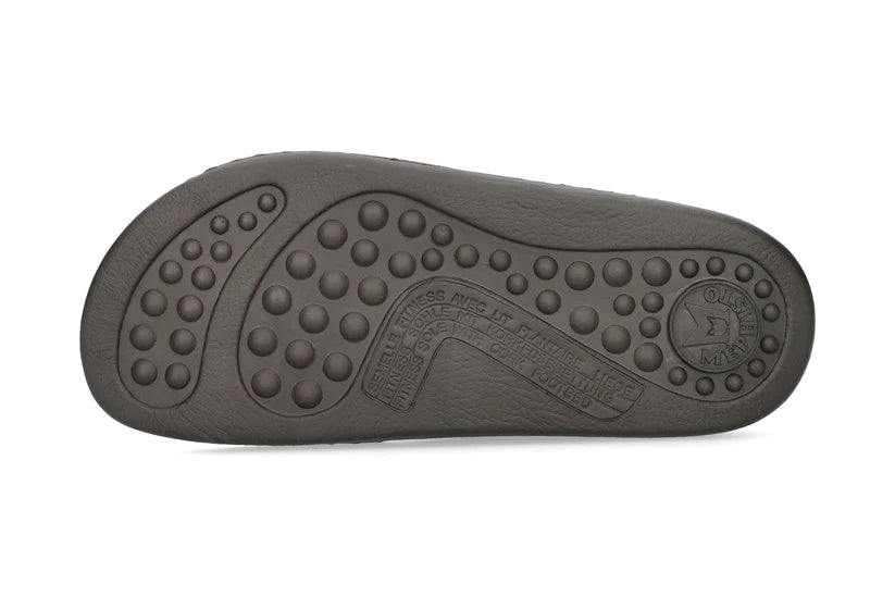 Ergonomische herensandaal 'James' met brede pasvorm (H) - Bruin