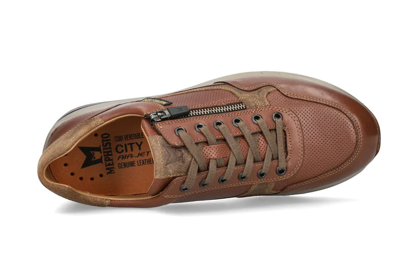 'Bradley' herre snøresko - brun