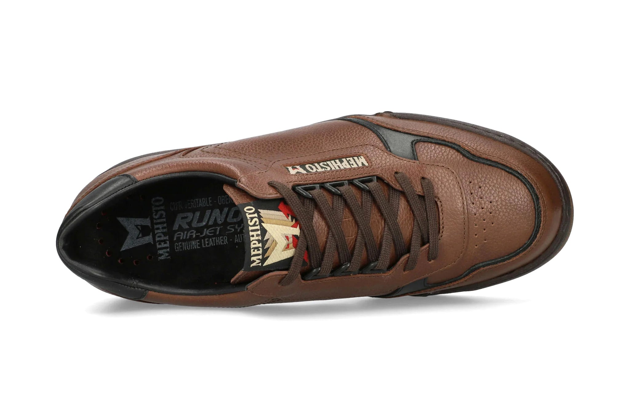 'Norwin' men's lace-up sneaker - brown