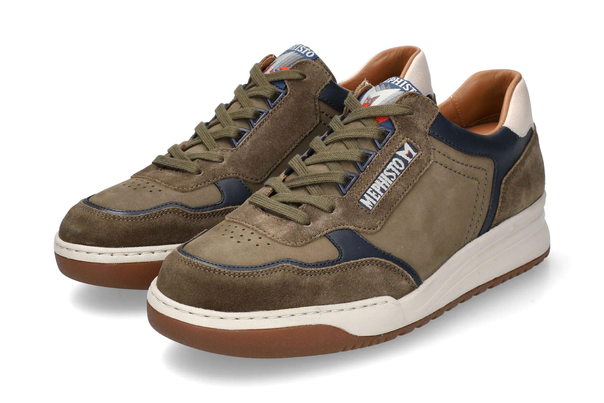 'Norwin' men's lace-up sneaker - green