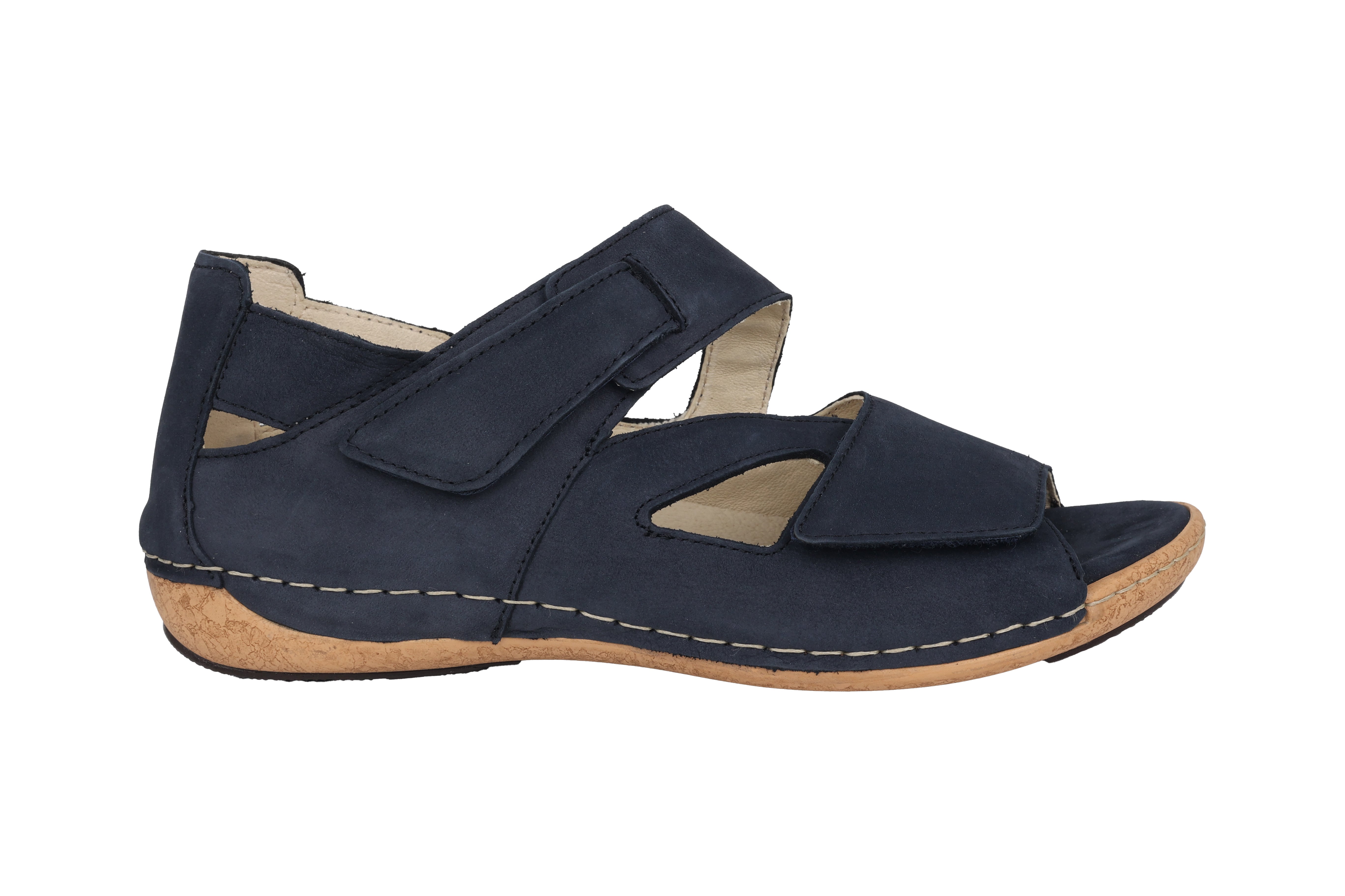 'Heliett' sandalia de corte ancho (H) para mujer - azul