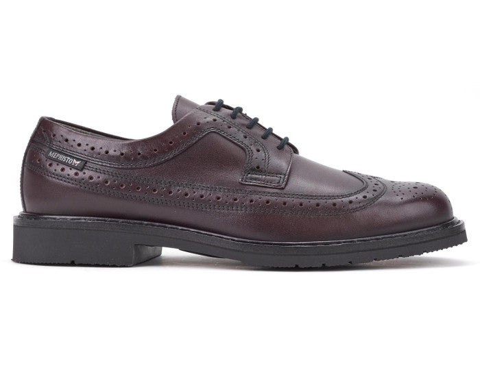 Scarpa stringata fatta a mano Goodyear da uomo 'Matthew' - Rossa