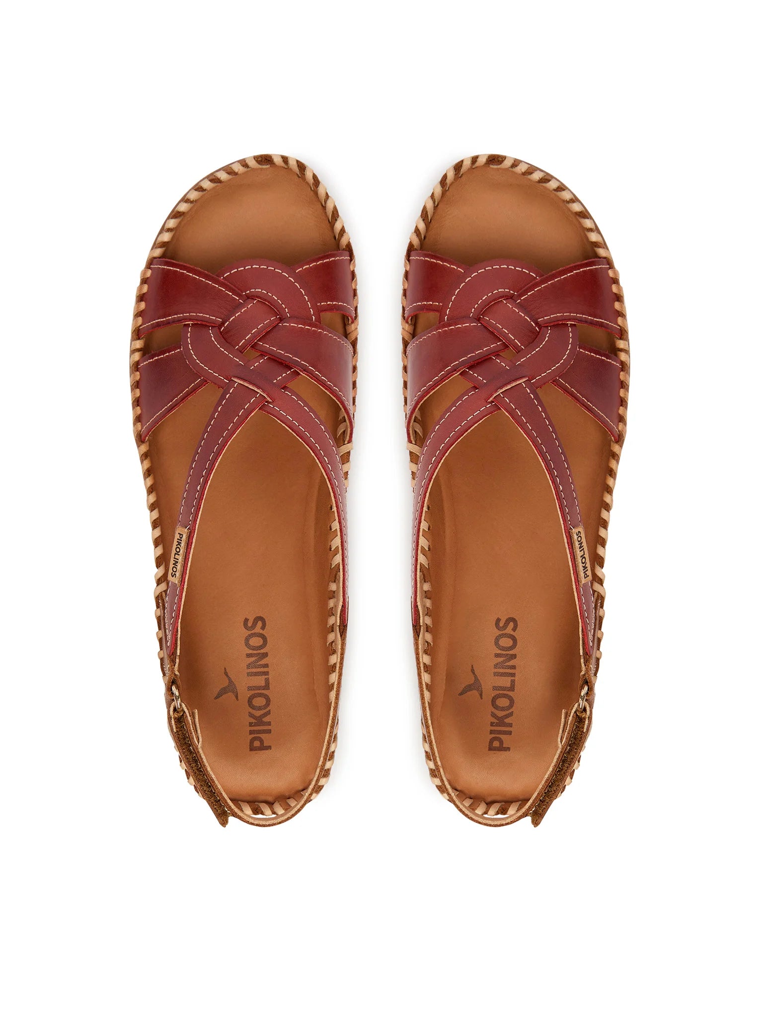 Damessandaal 'Cadaques' - rood